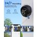 MUBVIEW 2K Security Camera Outdoor Security Cameras with 360 PZT View 2.4G WiFi Wired Home Surveillance Cameras Color Night Vision Motion Detection Siren 2 Way Talk 24/7 Works with Alexa 1 Count (Pack of 1) - Buy Online on SooperMarket.com