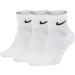 Nike Everyday Cushion Ankle Training Socks (3 Pack) - White/Black, Medium Size - Buy Online on SooperMarket.com