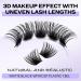 Soft Wispy D Curl 0.07mm Cluster Lashes 8-16mm Mix - DIY Individual Eyelash Extensions - Buy Online on SooperMarket.com