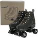 High-top Roller Skates for Women Men | Shiny Blue Four Wheels Roller Skates | Includes Shoes Bag | Size 38 - Buy Online on SooperMarket.com