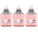 GOJO FMX-12 Luxury Foam Handwash Cranberry Scent EcoLogo Certified 1250 mL Foam Soap Refill for GOJO FMX-12 Push-Style Dispenser (Pack of 3) 5161-03
