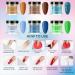 Roseflower Dipping Powder Nails Kit - 6 Colors Nude Dip Powder Starter Kit with Base & Top Coat | DIY Salon Manicure at Home | Blassing Gling Sling Laits Hainted for Perfect Nails - Buy Online on SooperMarket.com