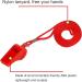 Shubeeieumi 2-Piece Sports Whistle Set - Red Plastic Whistles with Lanyard for School Sports Football Kids & Students | Crisp Sound - Buy Online on SooperMarket.com
