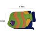 Colorful Fish Glove Washcloth and Loofah Set - Ideal for Kids and Adults Bath/Shower - Assorted Colors - Wholesale Bulk Lot - Buy Online on SooperMarket.com