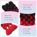 Tess Braids Extensions Ombre 60 cm | 3 Pack Jumbo Braids KanCalon Hair | Black Red Ombre Box Braids | 100g Bundle - Buy Online on SooperMarket.com