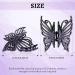 inSowni Korean Glitter Rhinestone Hair Clips Set - Moon Leaf Butterfly Barrettes for Thick Long Hair - 4 Pack - Buy Online on SooperMarket.com