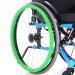 Wheelchair Wheel Covers Wheelchair Push Rim Covers Wheelchair Push Rim Covers Non-Slip Wear-Resistant Hand Push Cover Improve Grip and Traction(Green 22 inches) 22 inches Green