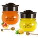 Lip Mask Lip Mask Lip Mask Pads Anti-Ageing Moisturising Lip Pads Suitable for Dry & Cracked Lips Collagen Lip Sleeping Mask for Lip Care (Peach & Honey)