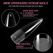 240PCS Clear Stiletto Nail Tips - Soft Gel False Nails for Salon-Quality Manicures at Home - Press On Nails in 12 Sizes - Square Nail Tips for DIY Extension - AOREAM - Buy Online on SooperMarket.com