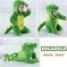 Doladola Unisex Baby Boys Girls Flannel Green Dinosaur Romper Jumpsuit 6-12 Months - Buy Online on SooperMarket.com