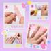 TBeautfave Nail Polish Set 4 Color Peel off Pink Nail Varnish Set Quick Dry & Long Lasting Nail Polish Water-Based Non-toxic Natural Nail Polish Set No Need UV DIY Nail Art - Buy Online on SooperMarket.com