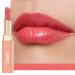 Oulac Moisturising Lipstick Coral Peach Moisture Shine Hydrating Lipstick & Tinted Lip Balm for Dry Lips Medium Coverage Lip Colour | Juicy Look Glossy Finish Vegan Cruelty-Free Deep Kiss (04)