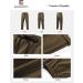 Elegancity Men's Cargo Trousers: Casual Jogger Work Pants with Drawstring, Regular Fit and Pockets (Sizes 38-46) - 32, Brown - Buy Online on SooperMarket.com