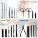 Jupeli Manicure Set - Portable Nail Care Tools for Men | Stainless Steel & Leather | Travel-Friendly Nail Scissors & Accessories - Buy Online on SooperMarket.com