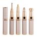Rehomy 4 in 1 Women Hair Trimmer Set Trimming Face Eyebrow Nose Ear Lip Body Hair Rechargeable Painless Bikini Trimmer for Women
