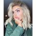 VEDAR Platinum Blonde Short Curly Wig for Women, Ombre Brown Blonde Synthetic Hair Blonde Wig Short Wob Wig 12 inch VEDAR-031-12 #031-12