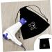 Healeved 8 Pcs Hair Dryer Storage Bag Jewelry Hair Dryer Bag Purse Organizer Pouches Tool Black Flannel - Buy Online on SooperMarket.com