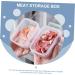 FUNOMOCYA 6pcs Crisper Containers for Food Refrigerator Organizer Keeper Kitchen Vegetable Boxes Dumpling - Buy Online on SooperMarket.com