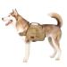 OneTigris Dog Backpack Camping Hiking Tear Dog Backpack for M/L Size Dogs (L Brown) L Brown