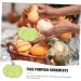 HOLIDYOYO 3pcs Pumpkin Decoration Autumn Rustic Pumpkin Desk Topper Figurines for Outdoors Fake Pumpkin Thanksgiving Day Pumpkin Ornament Decorative Pumpkin Ceramics Window Gift Greenx3pcs 13X13CMx3pcs - Buy Online on SooperMarket.com