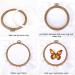Caydo 4 Set Embroidery Hoops - Imitated Wood Display Frames for Craft Sewing and Decoration - Buy Online on SooperMarket.com