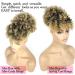 Afro Puff Drawstring Ponytail with 2 Replaceable Bangs Afro High Puff Bun with Spring Curl Bangs and Afro Puff Bangs Clip in Hairpieces Pineapple Updo Ponytail with Bangs (T1B /27) 1 ponytail+ 2 bangs T1B/27 - Buy Online on SooperMarket.com