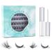 SISILILY Individual Lashes Cluster Lashes 50 Pcs DIY False Eyelashes Reusable 3D Eyelash Extension Kit Soft Natural C CC D Curl Individual Eyelashes with Eyelash Glue 10/12/14/15/16mm Length - DM12 5p clusters - DM12
