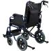 LIVINGbasics Light Weight Transport Wheelchair With Hand Brakes 17.7-Inch Wide Seat Foldable Support Weight Upto 220 Lbs - Buy Online on SooperMarket.com