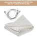 Grounding Mat For Bed Silver Conductive Earthing Mat with 180inch Grounding Wire Grounding Sheet Foldable Earthing Sheets Breathable Grounding Bed Sheet For Better Sleep 28 * 52inch - Buy Online on SooperMarket.com