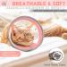 Supet Breathable Adjustable Cat Cone Collar - Water Resistant & Soft Recovery E-Collar for Cats - Pink (Neck Girth 14-24CM) - Buy Online on SooperMarket.com