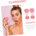 minkissy 32 Pcs Rabbit Ears Facial Brush Silicone Exfoliating Brush Hair Scalp Massager Facial Cleansing Pads Hand Held Massager Face Scrub Cleansing Brush Household Miss Silica Gel Pink Light Pinkx8pcs 7.5x7.5cmx8pcs - Buy Online on SooperMarket.com
