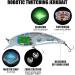 TRUSCEND Electric Twitching Jerkbait - USB Rechargeable LED Lighted Wobbler for Night Fishing - Long Casting Bass Lures for Freshwater & Saltwater - Green 0.65oz - Buy Online on SooperMarket.com