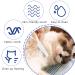 Blmhtwo 2-Piece Flea Comb for Cats & Dogs - Professional Fine-Toothed Pet Care Comb for Flea Tick and Stain Removal - Buy Online on SooperMarket.com