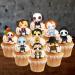 Halloween Horror Cupcake Toppers Theme #1 (PRECUT Optional) Horror Movie Edible Cupcake Toppers - Wafer Cake Decorations (PRECUT Pack of 12)