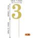 Rsstarxi 36 Pack 3rd Birthday Cupcake Toppers Gold Glitter Age Three Number 3 Cupcake Picks Third Birthday Cake Decorations for Baby Shower Birthday Anniversary Party Decorations Gold Number 3 - Buy Online on SooperMarket.com