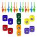 Trillerpipe football welding band children set 12 pieces of trill pipe plastic pipes+12 pieces of welding tape wrist band for party sports favors