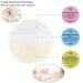 Pinowu Organic Bamboo Nursing Pads - 10 Washable Pads + Wet Bag & Wash Bag | Charming Nipplecovers for Breastfeeding Moms - Pastel Touch, Large 4.7 - Buy Online on SooperMarket.com