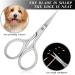 Buy 2 Pieces 9cm Stainless Steel Bartscher Scissors - Professional Eyebrow Nose & Facial Hair Removal | International Shipping Available - Buy Online on SooperMarket.com