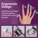 10 Nail Tip Clips for Quick Nail Shape Construction - Metal Nail Extension & Fiberglass Fixation Accessories for Home Salons - Buy Online on SooperMarket.com