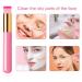 Dming 5-Piece Pink Lash Shampoo Brushes Set for Eyelash Extension and Blackhead Removal - Buy Online on SooperMarket.com