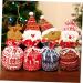 KOMBIUDA 1pc Snowman Storage Candy Bag Bags Kids Ornament Hanging Knitted Portable Christmas Adorable 1 count (Pack of 1) As Shown - Buy Online on SooperMarket.com