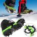 Alpidex Gr del Crampons for Mountain Shoes - 12 Teeth Manganese Steel Spikes (Size 35-47) - XL Winter Trekking & Climbing Shoe Claws - Buy Online on SooperMarket.com