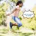 Qetlavee Adjustable Jump Rope for Kids - 2 Pieces 220cm Wooden Handles Perfect Gift for Boys & Girls Ages 6-10 - Blue & Pink - Buy Online on SooperMarket.com
