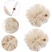 Angoily 2pcs Exfoliating Bath Sponge Loofah Ball Set - Foam Shower Scrubber & Strainer for Deep Cleansing - International Shipping Available - Buy Online on SooperMarket.com