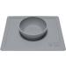 ezpz Happy Bowl (Gray) - Silicone Suction Bowl with Built-in Placemat for Toddlers - Dishwasher Safe Grey - Buy Online on SooperMarket.com