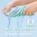 2-Pack Microfiber Hair Towel Caps with Bow-Knot for Fast Drying - Blue, Gray, and White - Soft & Absorbent Hair Drying Caps for Women - Buy Online on SooperMarket.com