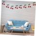 HOMSFOU 3pcs Bayberry Ball String Ornament Banner Garland Christmas Strawberry Room Decor Artificial Fruit Garland Christmas Mantle Fireplace Birthday Party Supplies Cherry Cotton Thread - Buy Online on SooperMarket.com