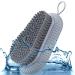 FACYNDE Needle Cleaning Brush - Stylish Fingernail Peeling Brush with Loop for Effective Nail Care - Unisex Pedicure Tool in Gray - Buy Online on SooperMarket.com