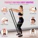 Hurdilen Exercise Loop Bands Resistance Bands Set with 3 Resistance Levels of Workout Bands and Carrying Case and Workout Manual Support for Gym Pilates Yoga Crossfit Muscle Building etc. (Black Grey Light Grey) - Buy Online on SooperMarket.com