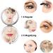 12 Pack Compact Pocket Makeup Mirrors with Bride, Maid of Honor, Bridesmaid Designs + Bachelorette Party Hair Ties - Silver - Buy Online on SooperMarket.com
